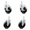Service Caster 5 Inch Hard Rubber Wheel Swivel 10mm Threaded Stem Caster Brakes SCC, 2PK SCC-TS20S514-HRS-M1015-2-TLB-2 - alternate 1